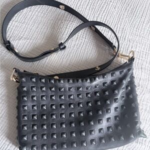 Black Studded Women's Bag